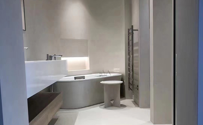 微水泥效果圖，微水泥裝修有什么特點？